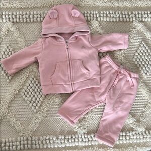 GAP Dusty Pink Fleece Lined Sweatsuit